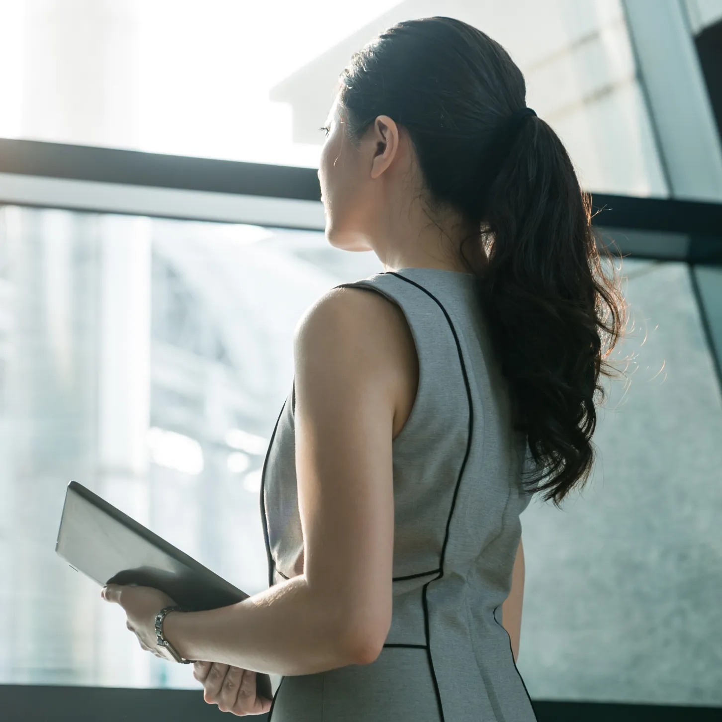 Person analyzing root causes of workplace stress
