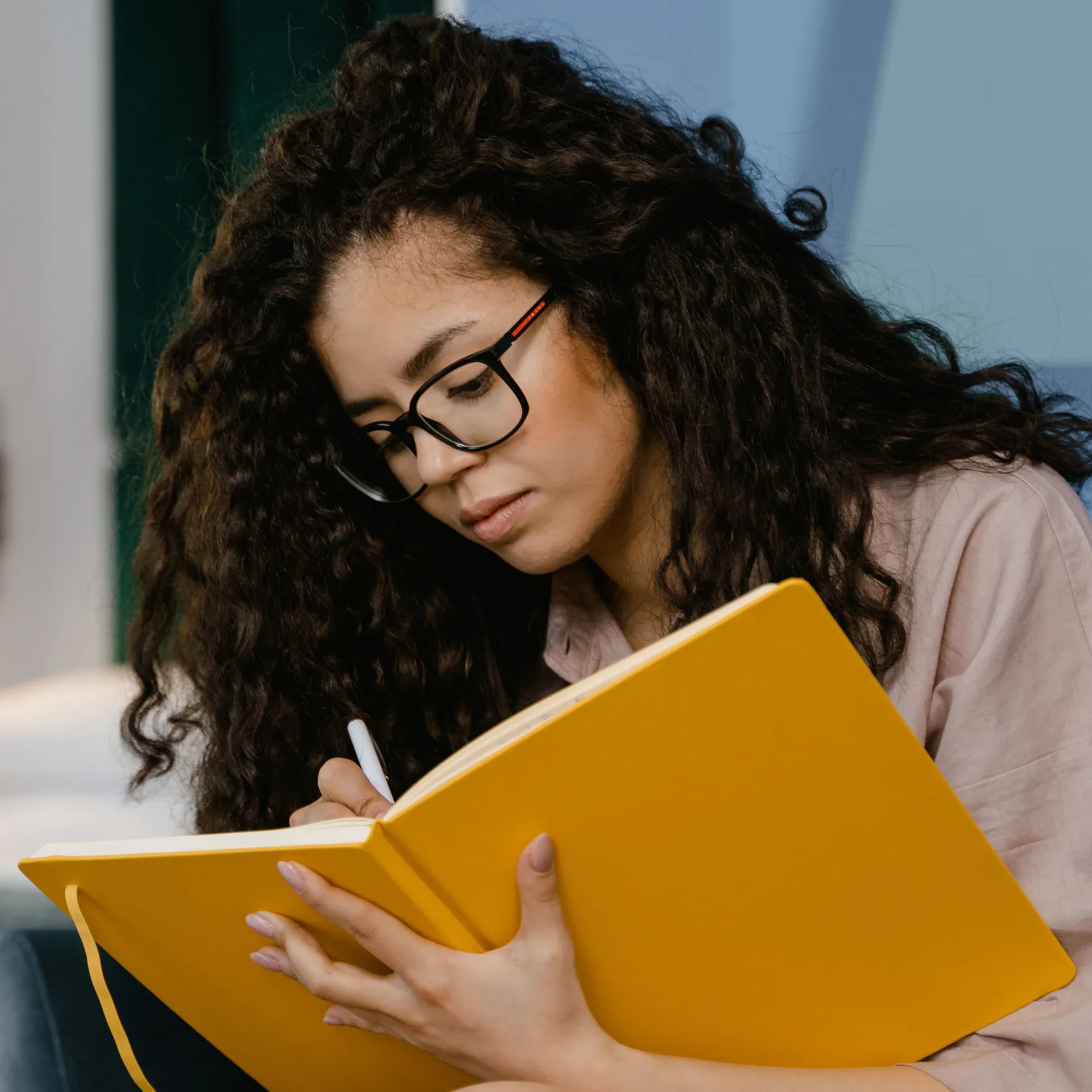 Person identifying meaningful changes for work-life balance