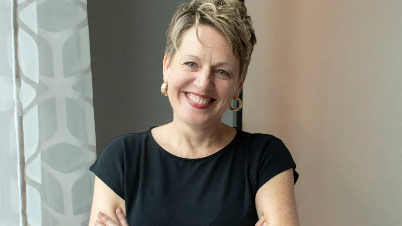 Krista Padgett coaching a client