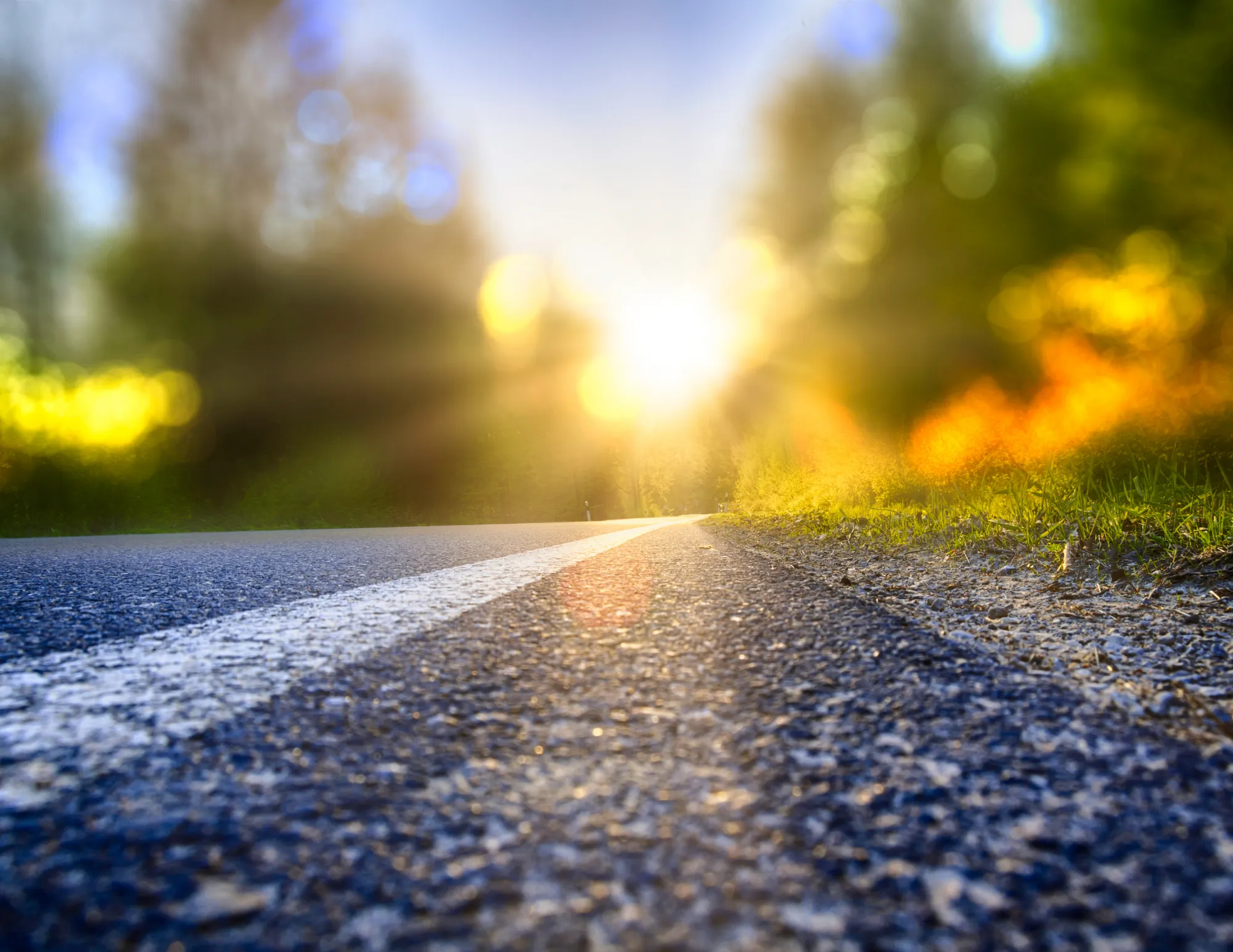 Road ahead representing the journey of transition